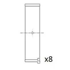 Hajtókar Csapágycsésze Vw 1.6/1.8/2.0 Std - FAI AutoParts (BB2064-STD)