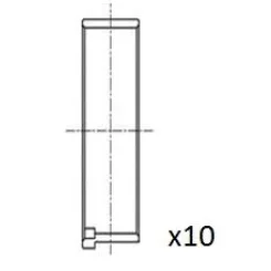 Hajtókar Csapágycsésze Fiat 1.9Jtd Std Készlet - FAI AutoParts (BB2075-STD)