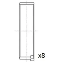 Hajtókar Csapágycsésze Vw 1.9Tdi Std - FAI AutoParts (BB2031-STD)