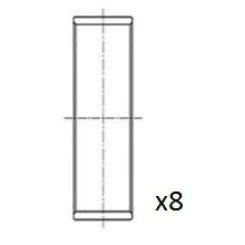 Hajtókar Csapágycsésze Ford 1.6 Std Készlet - FAI AutoParts (BB2084-STD)