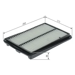 Légszűrő Renault Koleos Ii 04.16- - BOSCH (F026400798)