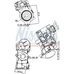Szelep Egr Citroen 2,0Hdi/Ford 2,0Tdci - NISSENS (NIS98181)