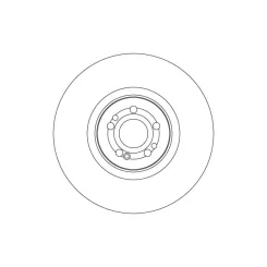 Féktárcsa Db P. C167/V167/X167 2,0-4,0 4-Matic 18- - TRW (DF4634S)