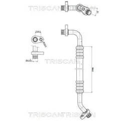 Cső Klíma Citroen C4 1.6 04-11 - TRISCAN (901028096)