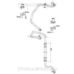 Cső Klíma Vw Tiguan 2.0 Tdi 16- - TRISCAN (901029027)