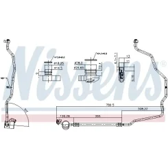 Cső Klíma Vw- Load Up (121, 122, Bl1, Bl2) (16-), Vw- Up (121, 122, Bl1, Bl2, Bl3, 123 - NISSENS (NIS848288)