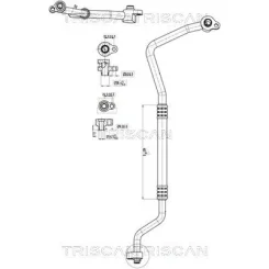 Cső Klíma Ford Fiesta Vi 08-17 - TRISCAN (901016031)