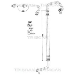 Cső Klíma Citroen C5 Iii 2.0 Hdi 08-17 - TRISCAN (901028047)