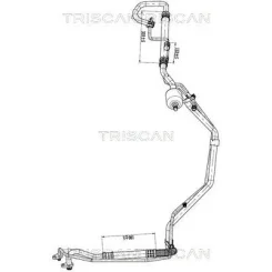 Cső Klíma Citroen C4 2.0 04-11 - TRISCAN (901028065)