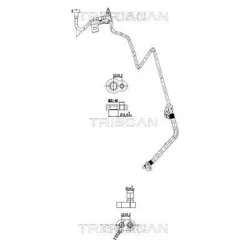 Cső Klíma Nissan Qashqai Ii 13- - TRISCAN (901014004)