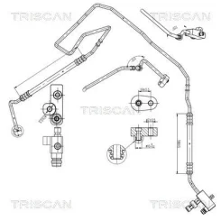 Cső Klíma Fiat Ducato 13- - TRISCAN (901028085)