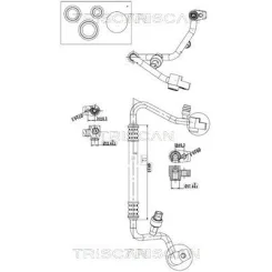 Cső Klíma Ford Fiesta Vii 17- - TRISCAN (901016029)