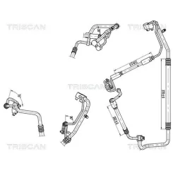 Cső Klíma Opel Corsa D 06-14 - TRISCAN (901024016)