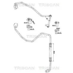 Cső Klíma Citroen Jumper Ii 06- - TRISCAN (901028056)