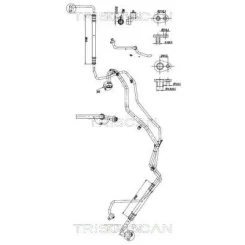 Cső Klíma Fiat Scudo, Opel Vivaro, Citroen Jumpy Iii, Peugeoy Expert, Toyota Proace 16- - TRISCAN (901028077)