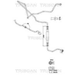 Cső Klíma Ford Fiesta Vi 08-18 - TRISCAN (901016064)