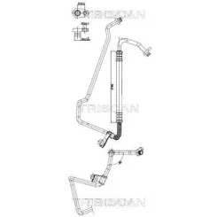Cső Klíma Citroen C3 Ii 09-16 - TRISCAN (901028071)