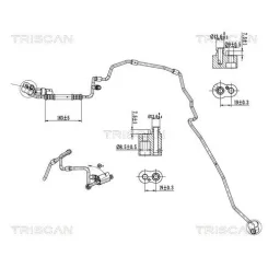 Cső Klíma Vw Caddy 04-10 - TRISCAN (901029015)
