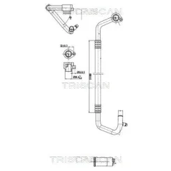 Cső Klíma Audi A4,A5 2.0Tdi 08-17 - TRISCAN (901029022)