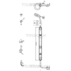 Cső Szervó Audi A4 B6 1,6-2,0 00- - TRISCAN (851629039)