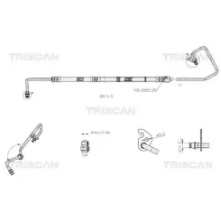 Cső Szervó Ford Fiesta V 01-14 - TRISCAN (851616010)