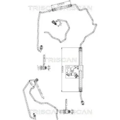 Cső Szervó Renault Clio Ii 1,2 98-10 Kangoo 1,5Dci/1,9D 99- - TRISCAN (851625006)