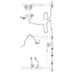 Cső Szervó Vw Bora/Golf Iv/Octavia I/Leon/Toledo/A3 8L 98-06 - TRISCAN (851629064)