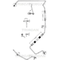 Cső Szervó Peugeot 206 01- - TRISCAN (851628010)