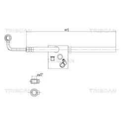 Cső Szervó Vw Passat 00-, Skoda Superb 01- - TRISCAN (851629068)
