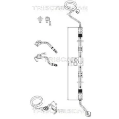 Cső Szervó Audi A4 (B7) 2,2Tfsi 04-08, Seat Exeo 2,0Tfsi 09-13 - TRISCAN (851629078)