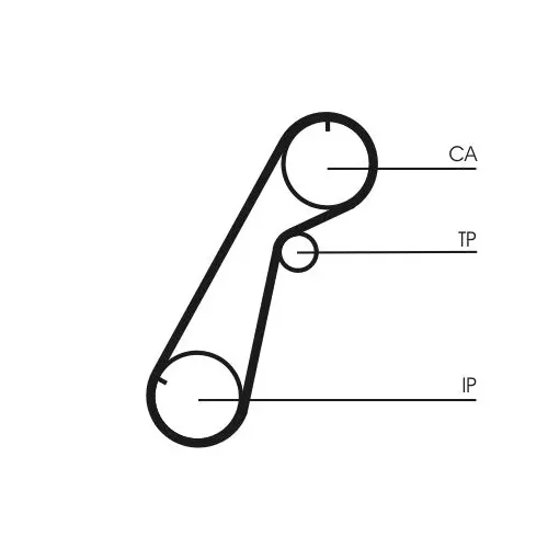 Fogasszíj - CONTINENTAL CTAM (CT1020)