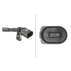 Érzékelő, Kerékfordulatszám Audi T. A3 03- Bal - HELLA (6PU012039-031)