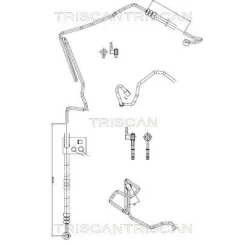 Cső Szervó Vw Bora/Octavia 1,6/1,9Sdi - TRISCAN (851629006)