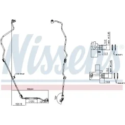 Cső Klíma Bmw 5 (F10) (14-), Bmw 5 Gran Turismo (F07) (13-), Bmw 5 Touring (F11 - NISSENS (NIS843418)
