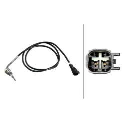 Érzékelő, Kipufogógáz-Hőmérséklet Ford Ranger 2,2-3,2 Tdci 11- - HELLA (6PT358226-251)