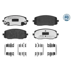 Fékbetétkészlet, Tárcsafék Hyundai P. I10/I20 1,0-1,2 08-15 2 Czujniki - MEYLE (0252427516/PD)