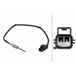 Érzékelő, Kipufogógáz-Hőmérséklet Ford Focus Ii, Galaxy Ii 1,5-2,0 Tdci 04- - HELLA (6PT358226-531)