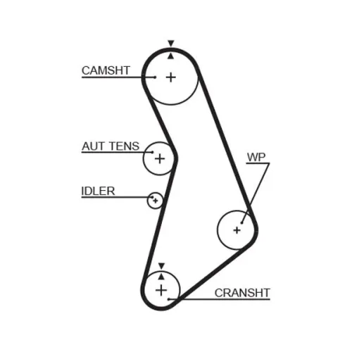 Fogasszíj - GATES (GAT5491XS)