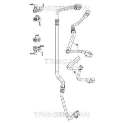 Cső Klíma Bmw - TRISCAN (901011017)