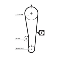 Fogasszíj - GATES (GAT5382XS)