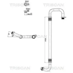 Cső Klíma Opel, Toyota - TRISCAN (901010046)
