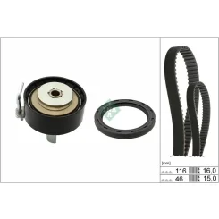 Fogasszíjkészlet Ford 1,0 Ecoboost 116Z/46Z 16Mm/15Mm - Schaeffler INA (530096010)