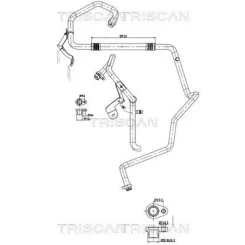 Cső Klíma Opel, Renault, Nissan - TRISCAN (901010019)