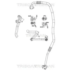 Cső Klíma Bmw - TRISCAN (901011016)