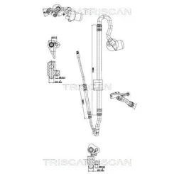 Cső Klíma Bmw - TRISCAN (901011037)