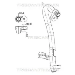 Cső Klíma Mercedes-Benz, Vw - TRISCAN (901010017)