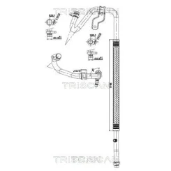 Cső Klíma Nissan, Renault - TRISCAN (901010031)