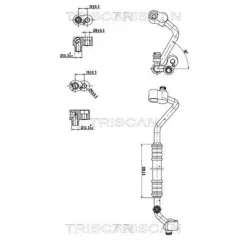 Cső Klíma Bmw - TRISCAN (901011018)