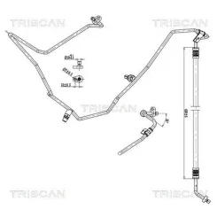 Cső Klíma Renault - TRISCAN (901025038)