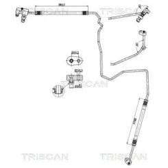 Cső Klíma Citroën, Peugeot, Fiat - TRISCAN (901028119)
